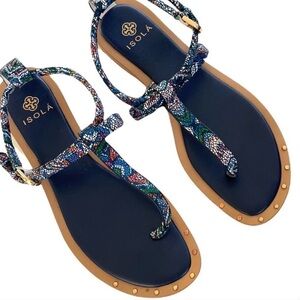 EUC Isola Leather Sandals